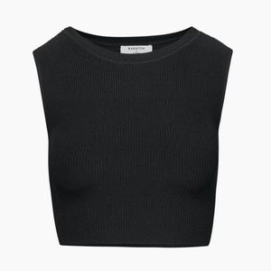 NWT Aritzia Babaton Sculpt Knit Muscle Cropped Tank